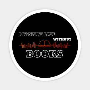 bookworm heartbeat book Magnet